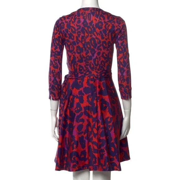 Diane Von Furstenberg Silk Wrap Dress - Picture 3 of 4